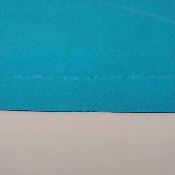 Woman Within Cotton Stretch Casual Comfy Loungewear Turquoise Long Sleeve Top - Picture 14 of 14